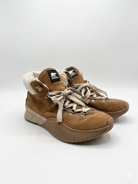 Sorel Women's Out 'N About III Conquest Boots waterproof suede Sz 8